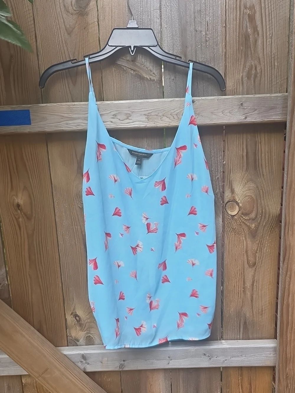 Banana Republic Sky Blue Floral Print Cami